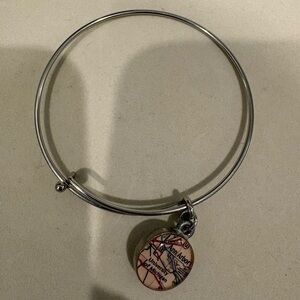 Ann Arbor Map Charm Bracelet Bangle